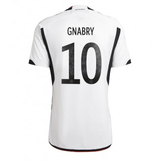 Herren Fußballbekleidung Deutschland Serge Gnabry #10 Heimtrikot WM 2022 Kurzarm